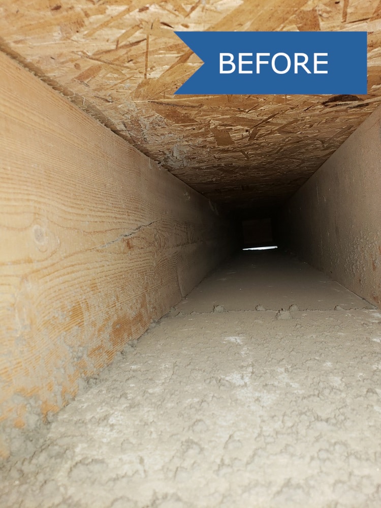 Dust and contaminants in air ducts
